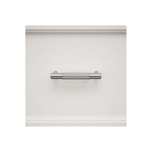 Luxe Knurled Brushed Stainless Pull Bar 150mm