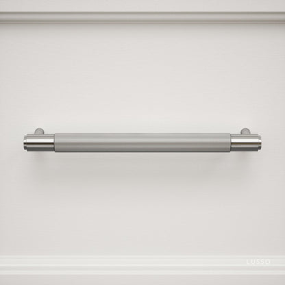 Luxe Knurled Brushed Stainless Pull Bar 250mm