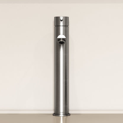 Luxe Monobloc Brushed Stainless Basin Tall Basin Mixer Tap