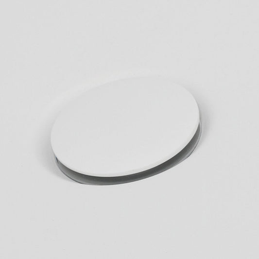 Luxe Polished White Unslotted Click Clack Basin Waste