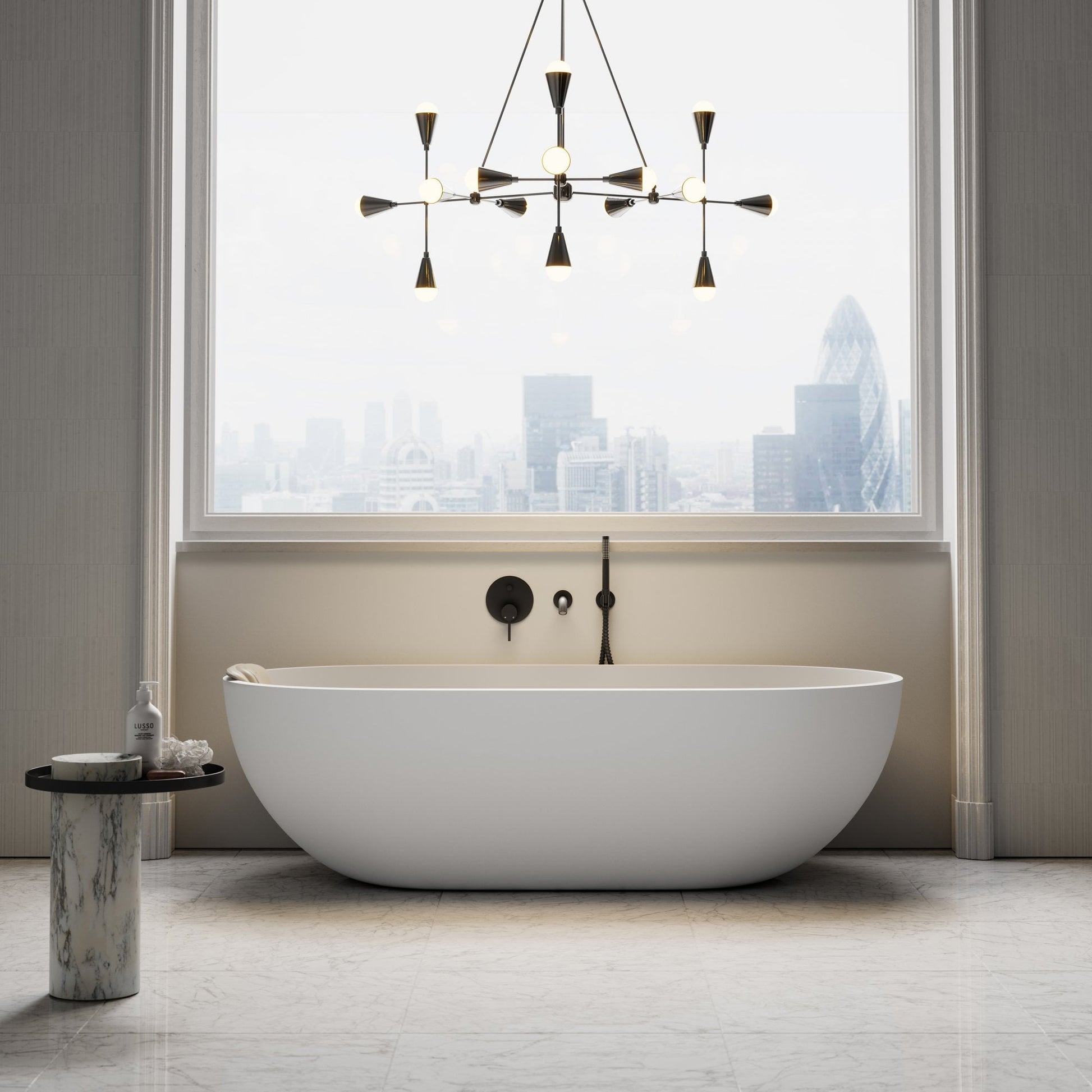Luxury Soft Beige Bath Headrest Pillow