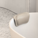 Luxury Soft Beige Bath Headrest Pillow