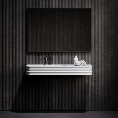 Maddox Wall Mounted Large Stone Basin 1200mm