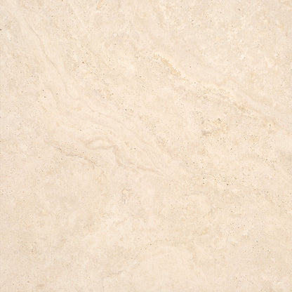 Manzoni Natural Travertine Porcelain Tile Wall or Floor Tile 600 x 600mm