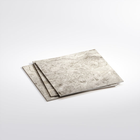 Manzoni Stone Beige Travertine Porcelain Wall or Floor Tile 600 x 600mm