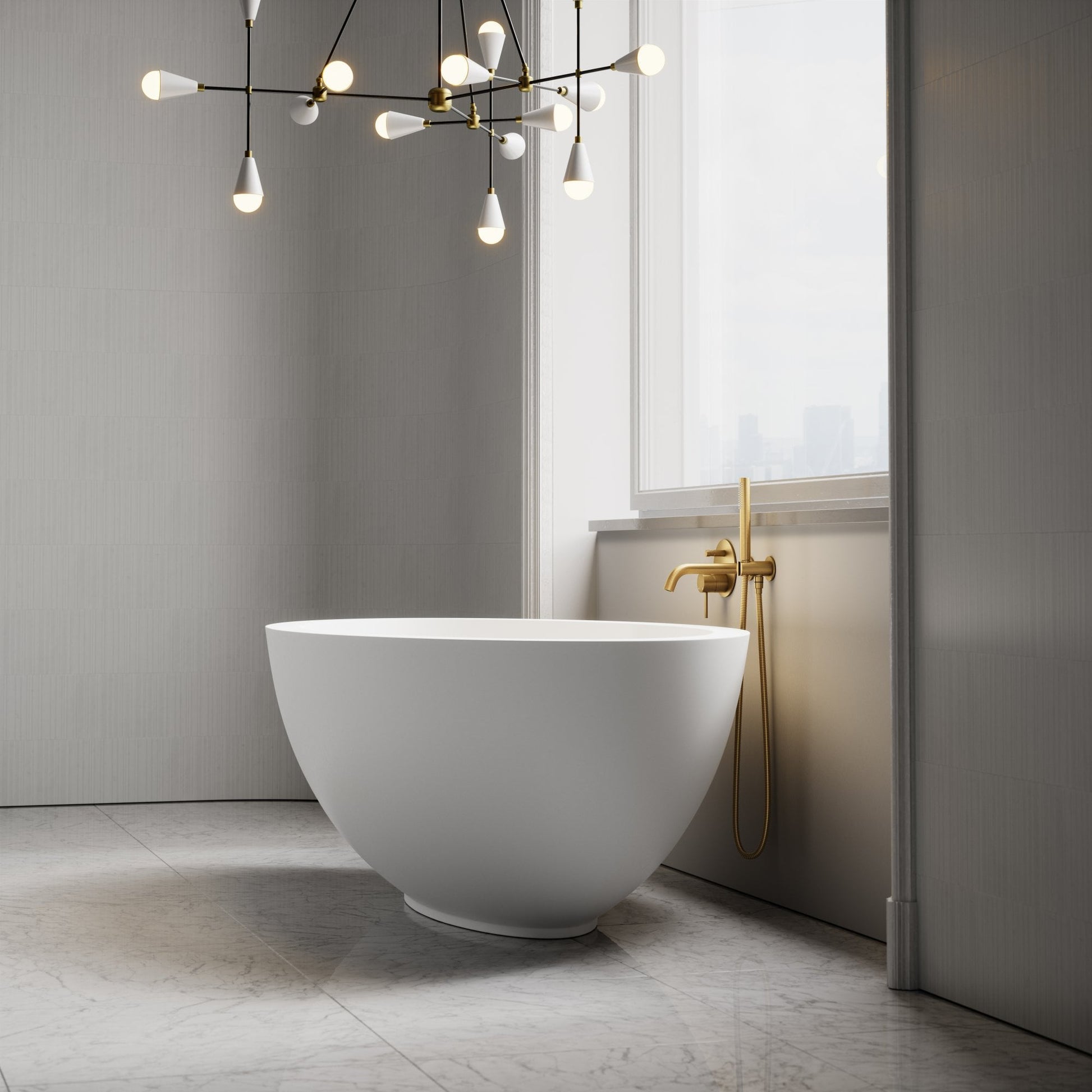 Mardan Freestanding Stone Bath 1760mm