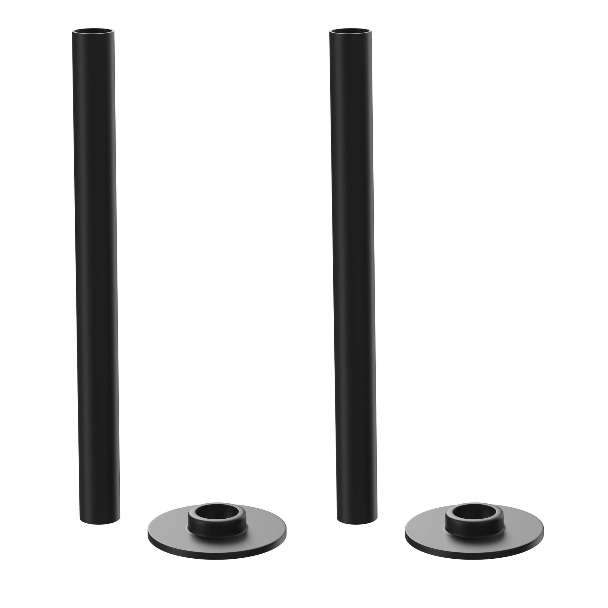 Matte Black Radiator Pipe Extension Kit 180mm