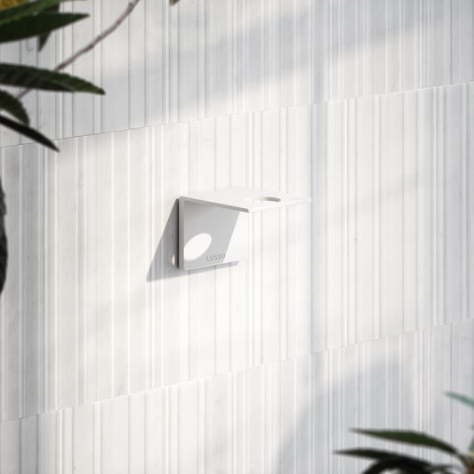 Matte White Soap Dispenser Wall Bracket