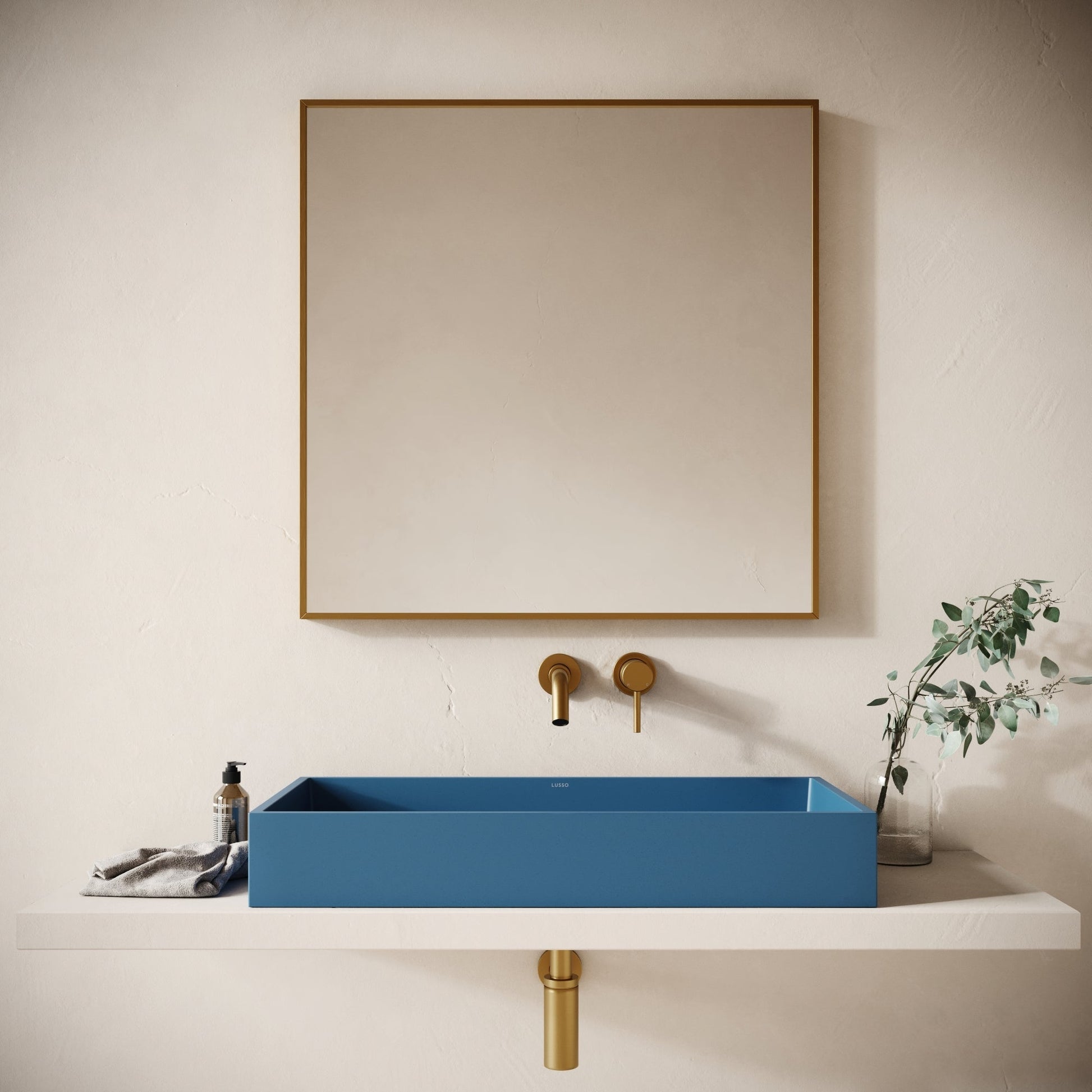 Mattoni Azure Concrete Countertop Basin 800mm