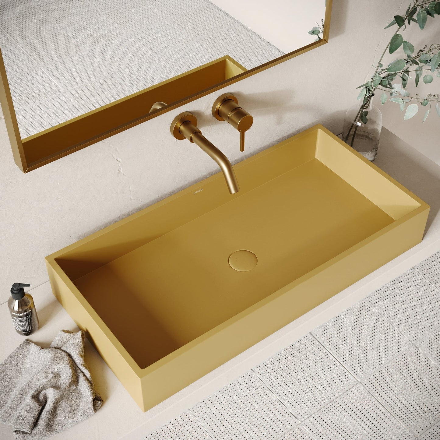 Mattoni Saffron Concrete Countertop Basin 800mm