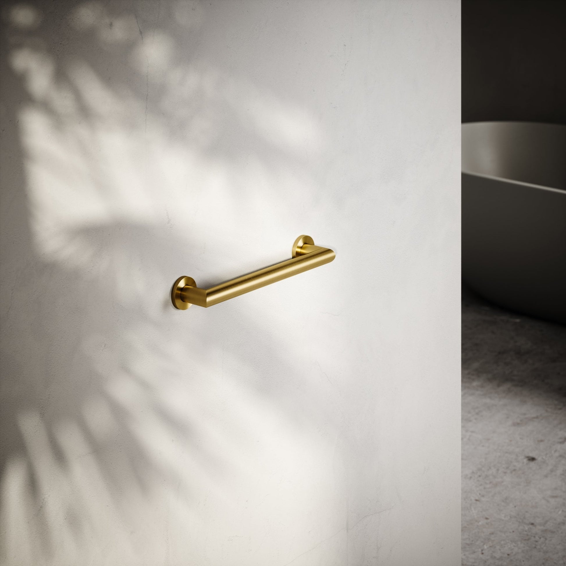 Mayfair Brushed Gold Doc M Grab Rail 400mm