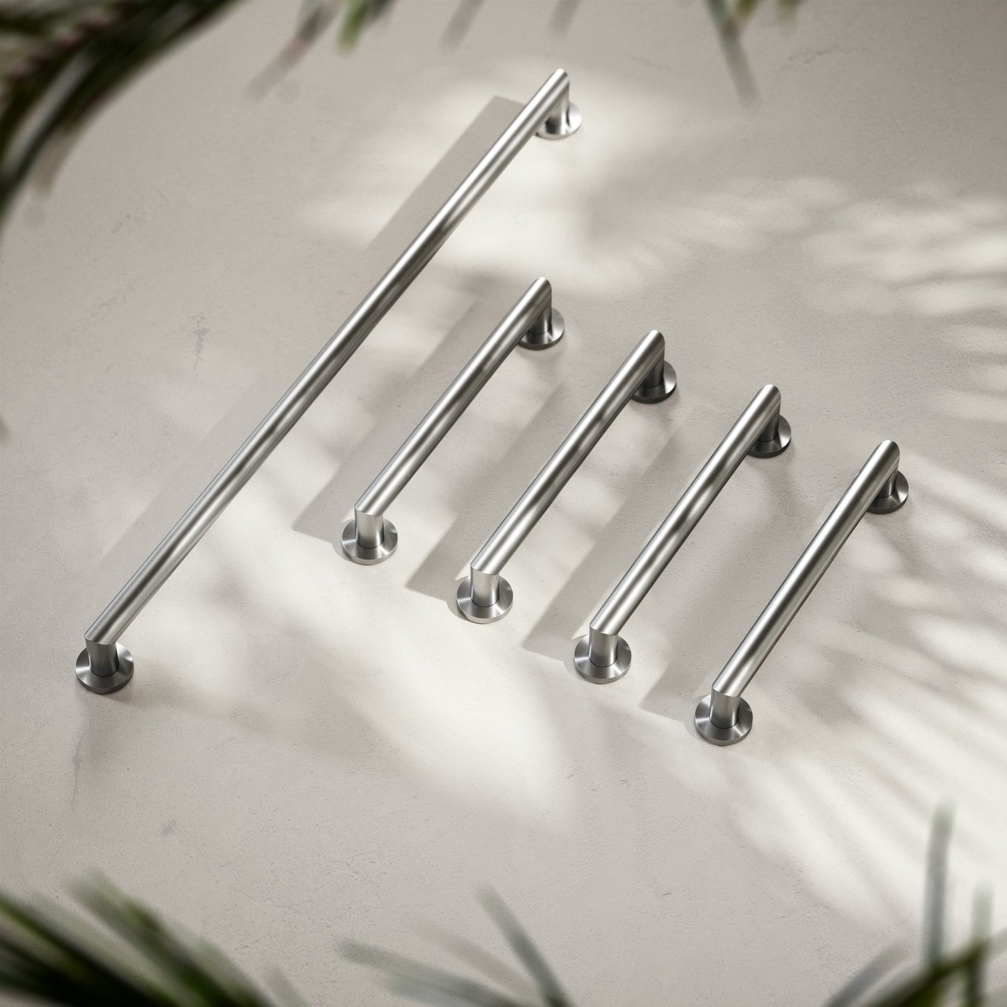 Mayfair Brushed Stainless Doc M Grab Rail Pack 400mm & 1000mm