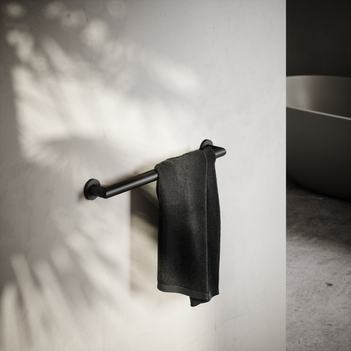 Mayfair Matte Black Doc M Grab Rail 600mm
