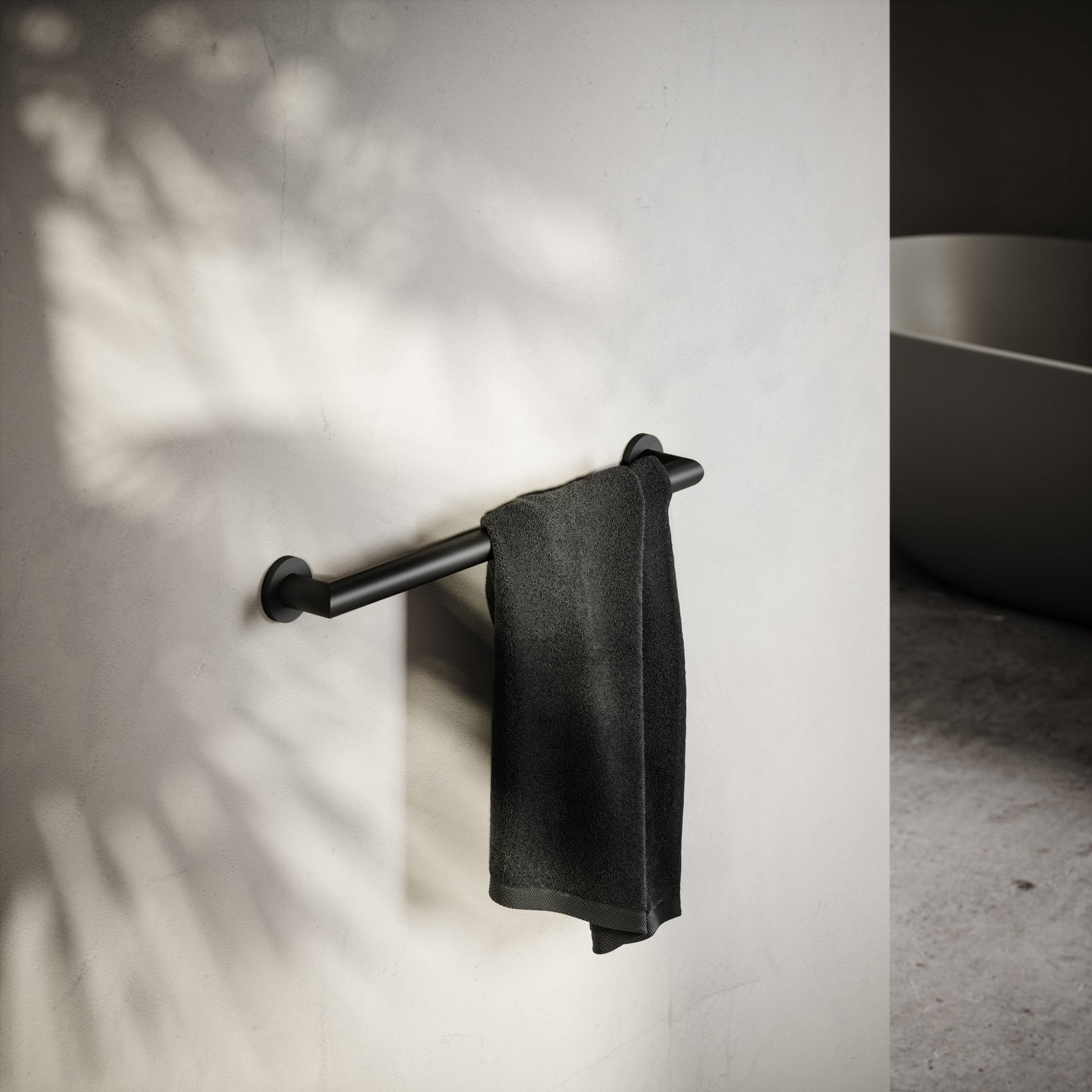 Mayfair Matte Black Doc M Grab Rail 600mm