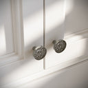Mayfair Polished Nickel Hammered Cabinet Knob