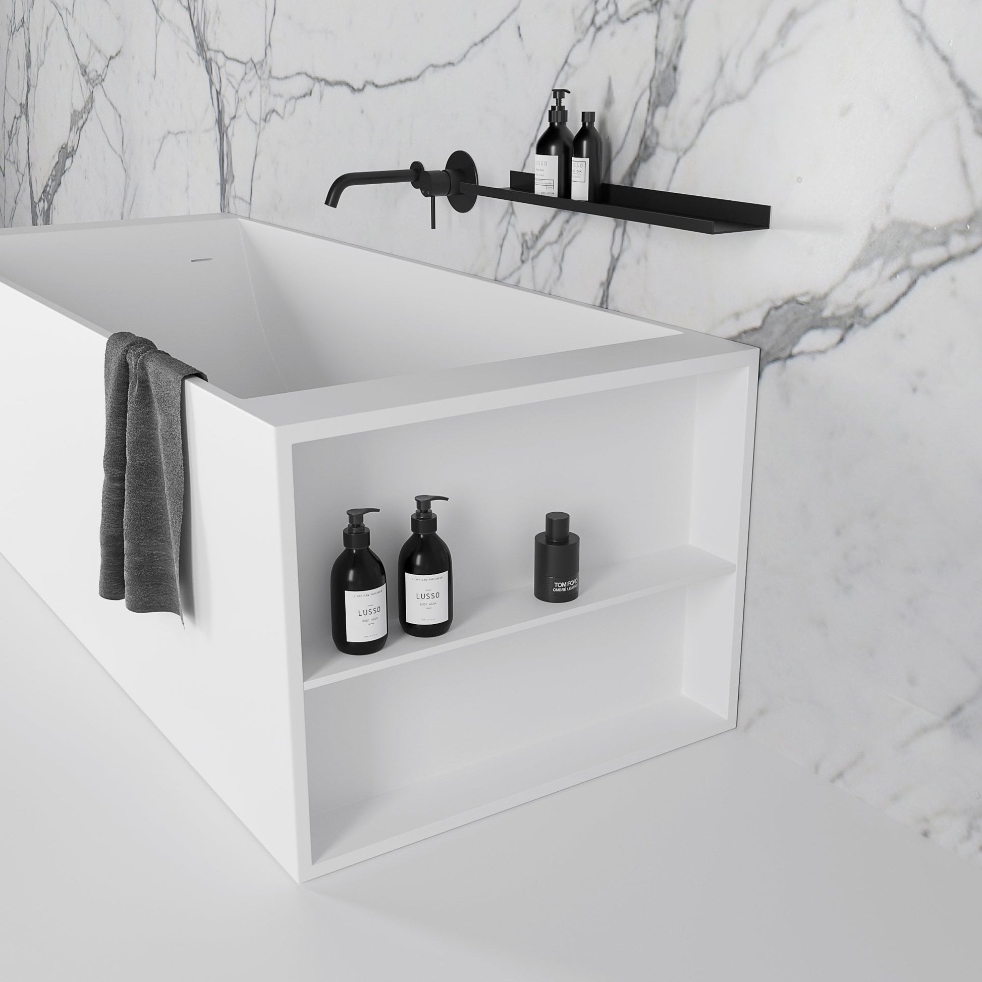 Mensola Freestanding Stone Bath 1800mm