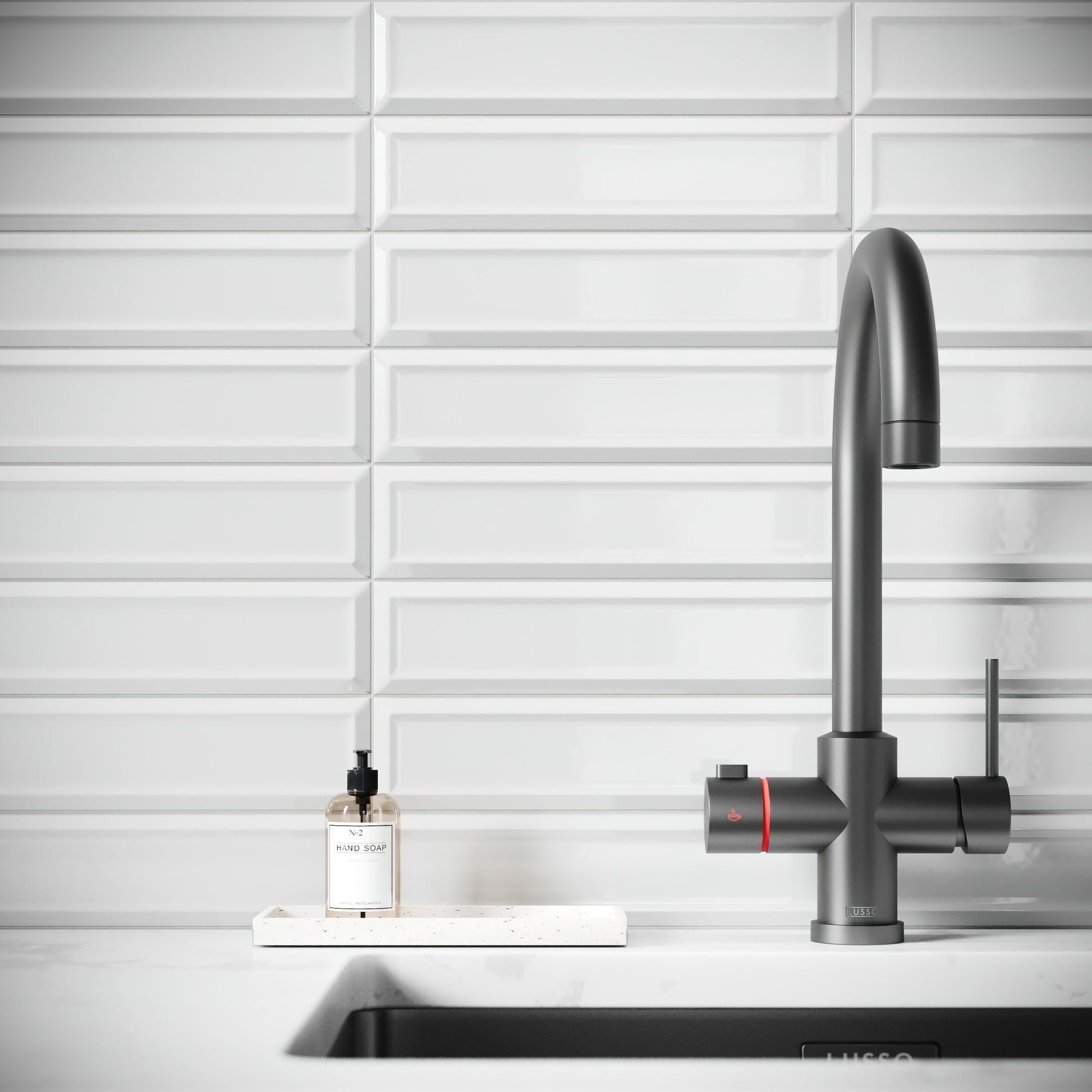 Metro Diamond White Glazed Porcelain Bevelled Wall Tile