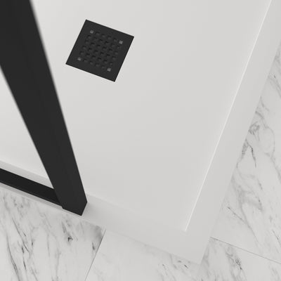 Modern Waste Cover Matte Black