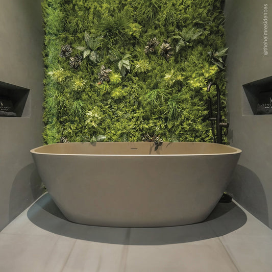 Monaco Earth Freestanding Stone Bath 1700mm