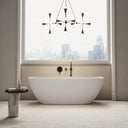 Monaco White Freestanding Stone Bath 1700mm