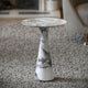 Monet Arabescato Marble Side Table 380mm