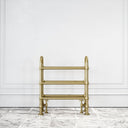 Montpelier Floor Mounted Traditional Towel Warmer Radiator Brushed Gold