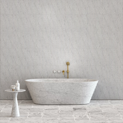 Muse Carrara Marble Freestanding Bath 1700mm