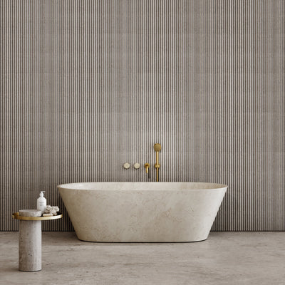 Muse Crema Marfil Marble Freestanding Bath 1700mm