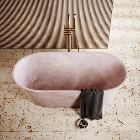 Muse Pink Onyx Freestanding Bath 1700mm