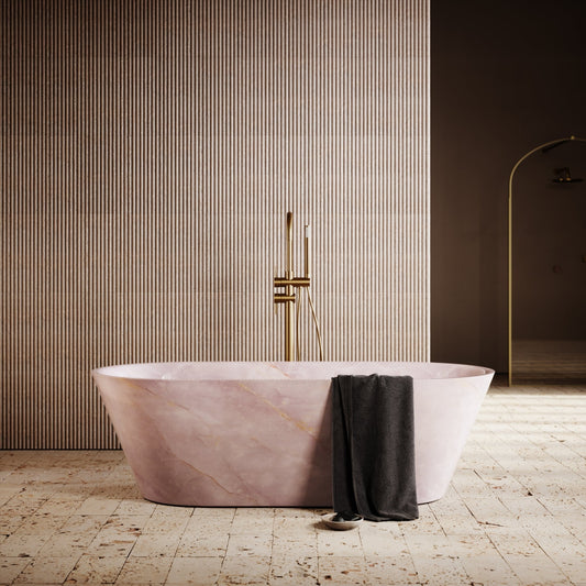 Muse Pink Onyx Freestanding Bath 1700mm