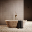 Muse Travertine Freestanding Bath 1700mm
