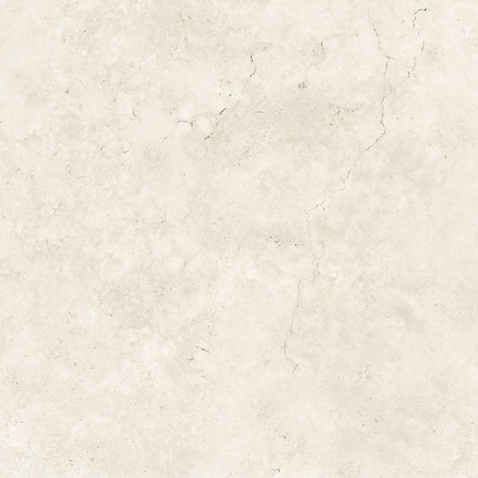 Navona Bianco Ivory Limestone Porcelain Wall or Floor Tile 600 x 600mm