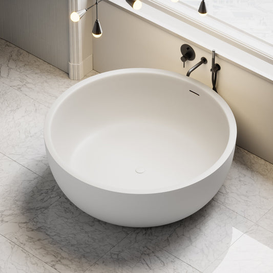 Notion Freestanding Round Stone Bath 1350mm