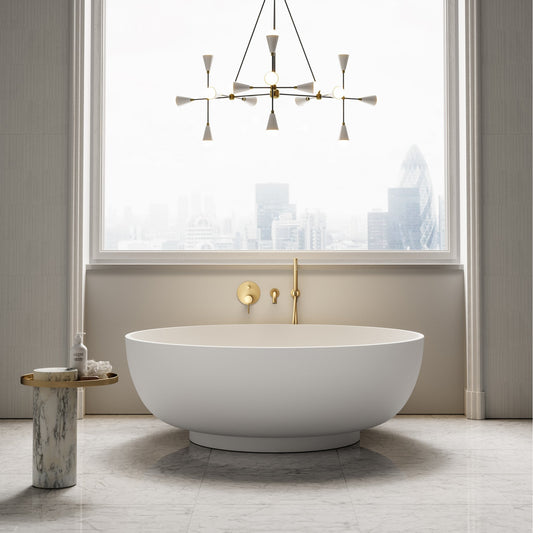 Notion Freestanding Round Stone Bath 1500mm