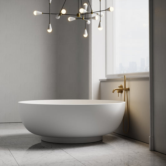 Notion Freestanding Round Stone Bath 1500mm