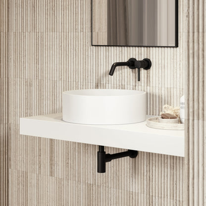 Nuvo Round Countertop Stone Basin 450mm