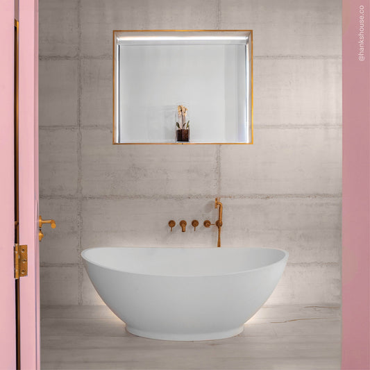 Oasis Mini Freestanding Stone Bath 1550mm