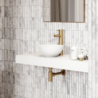 Oasis Petite Countertop Stone Basin 300mm