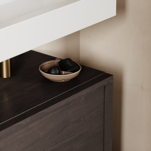 Palermo Modular Grey Oak Bathroom Storage Cabinet 600-1200mm