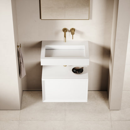 Palermo Modular Matte White Bathroom Storage Cabinet 600-1200mm