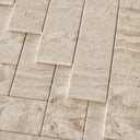 Palma Antique Travertine Stone Wall and Floor Brick Tile 70 x 300mm