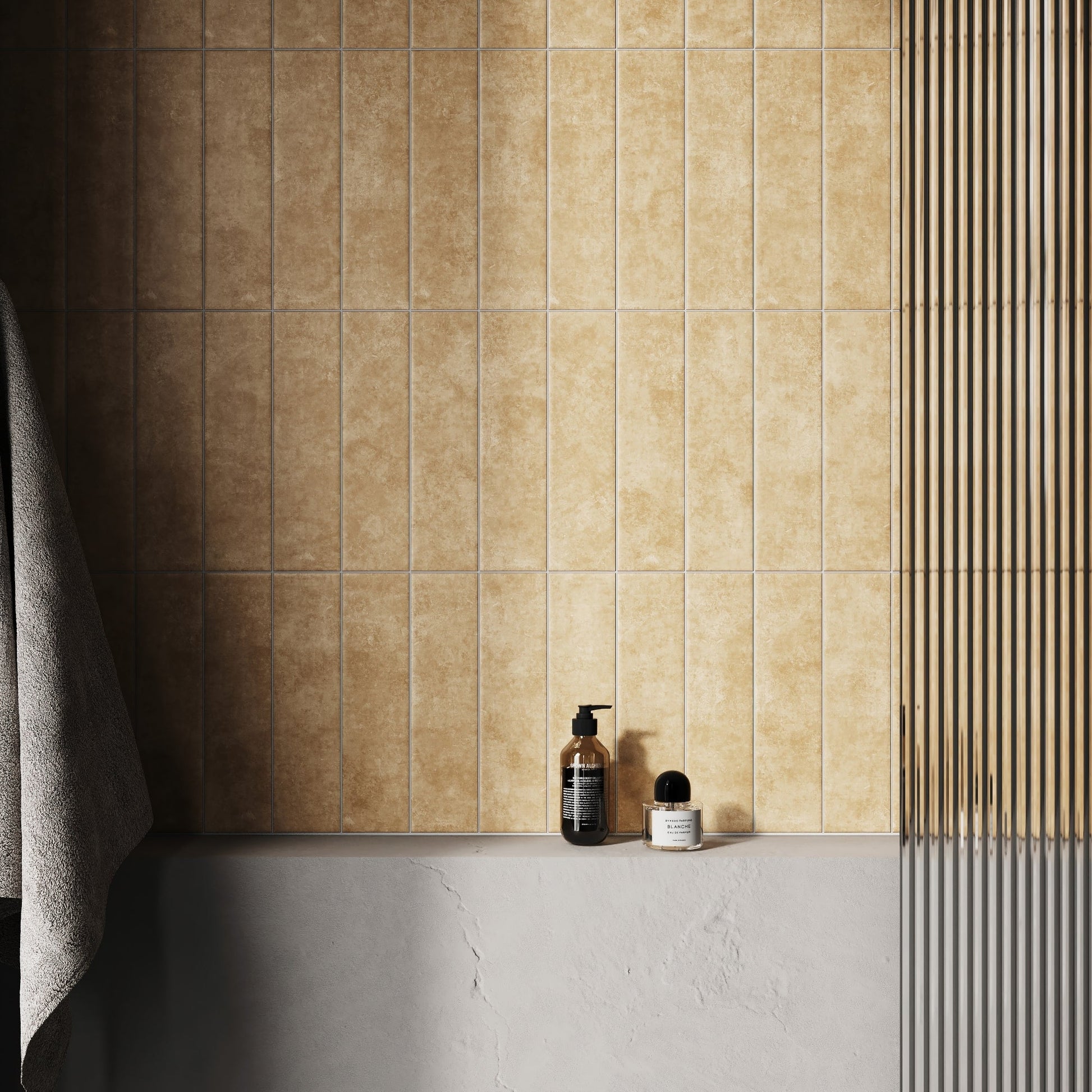 Palma Apricot Bliss Matte Porcelain Brick Wall Tile