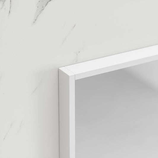 Piana Matte White Mirror 1400mm