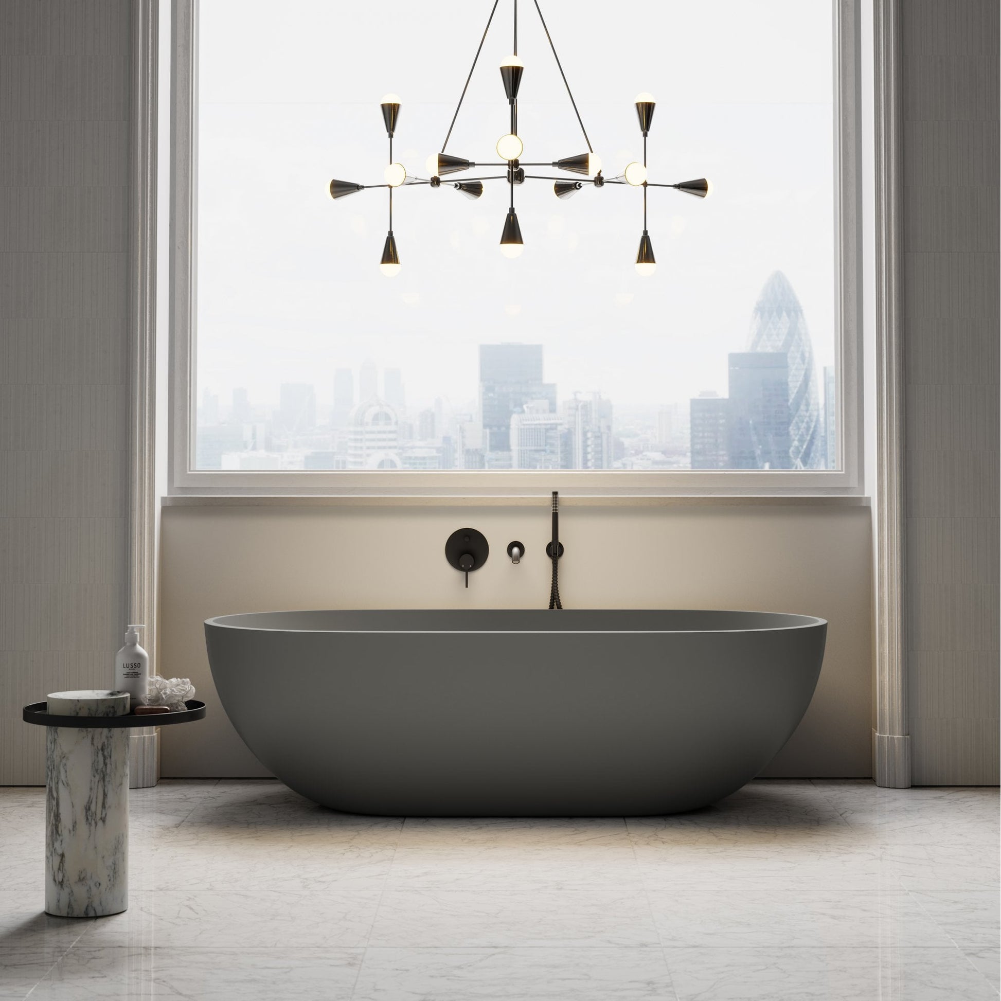 Picasso Clay Freestanding Stone Bath 1780mm