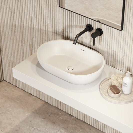 Picasso Countertop Stone Basin 580mm