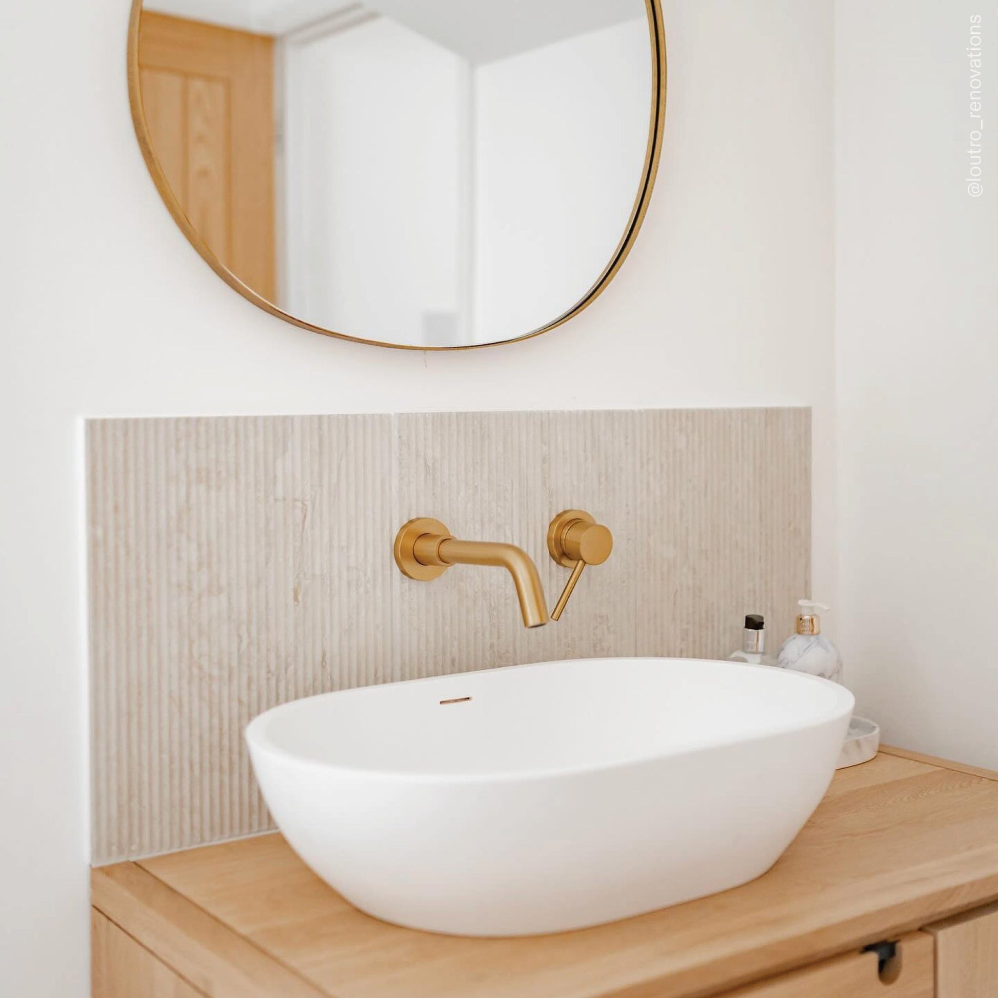 Picasso Countertop Stone Basin 580mm