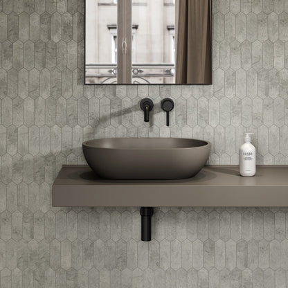 Picasso Earth Countertop Stone Basin 580mm