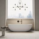 Picasso White Freestanding Stone Bath 1780mm