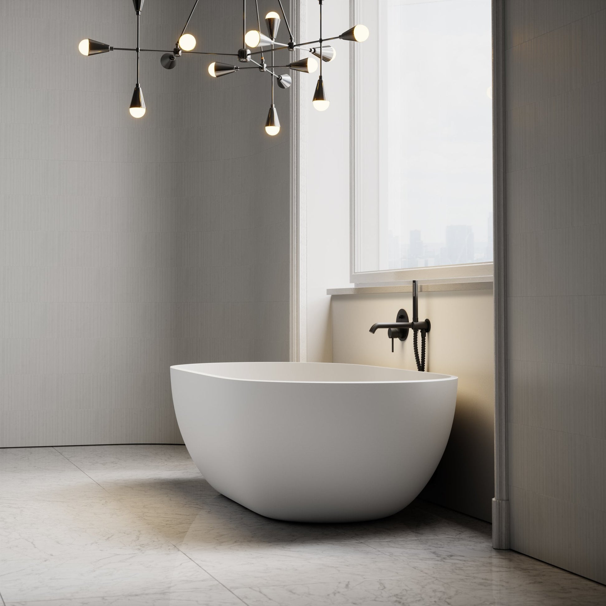 Picasso Freestanding Stone Bath 1780mm