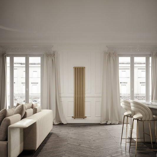 Piolo Brushed Gold Designer Radiator